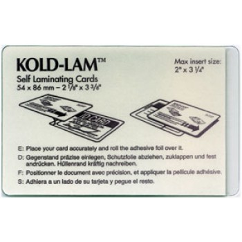 Kold Lam Credit Card 12-mil - 100 box